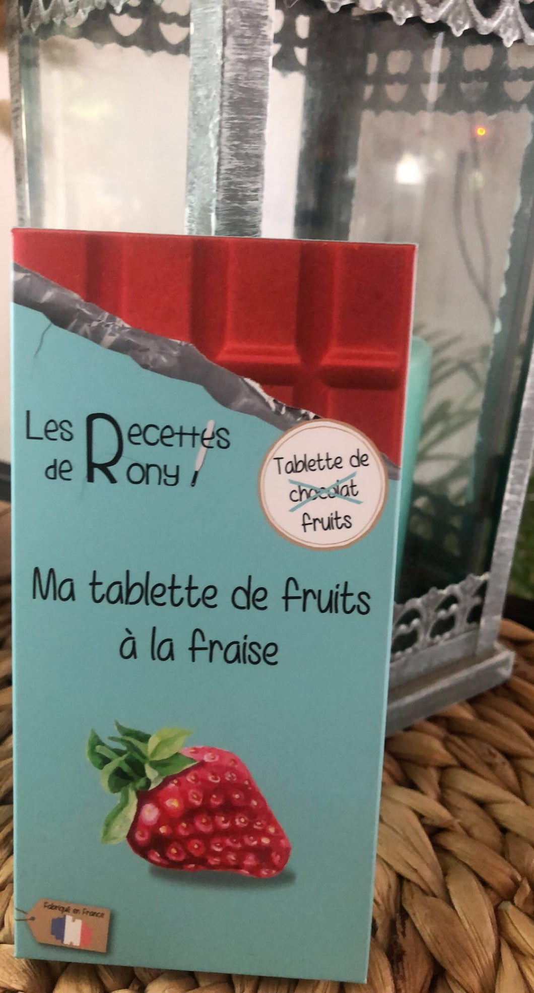 Tablette de fruits à la framboise