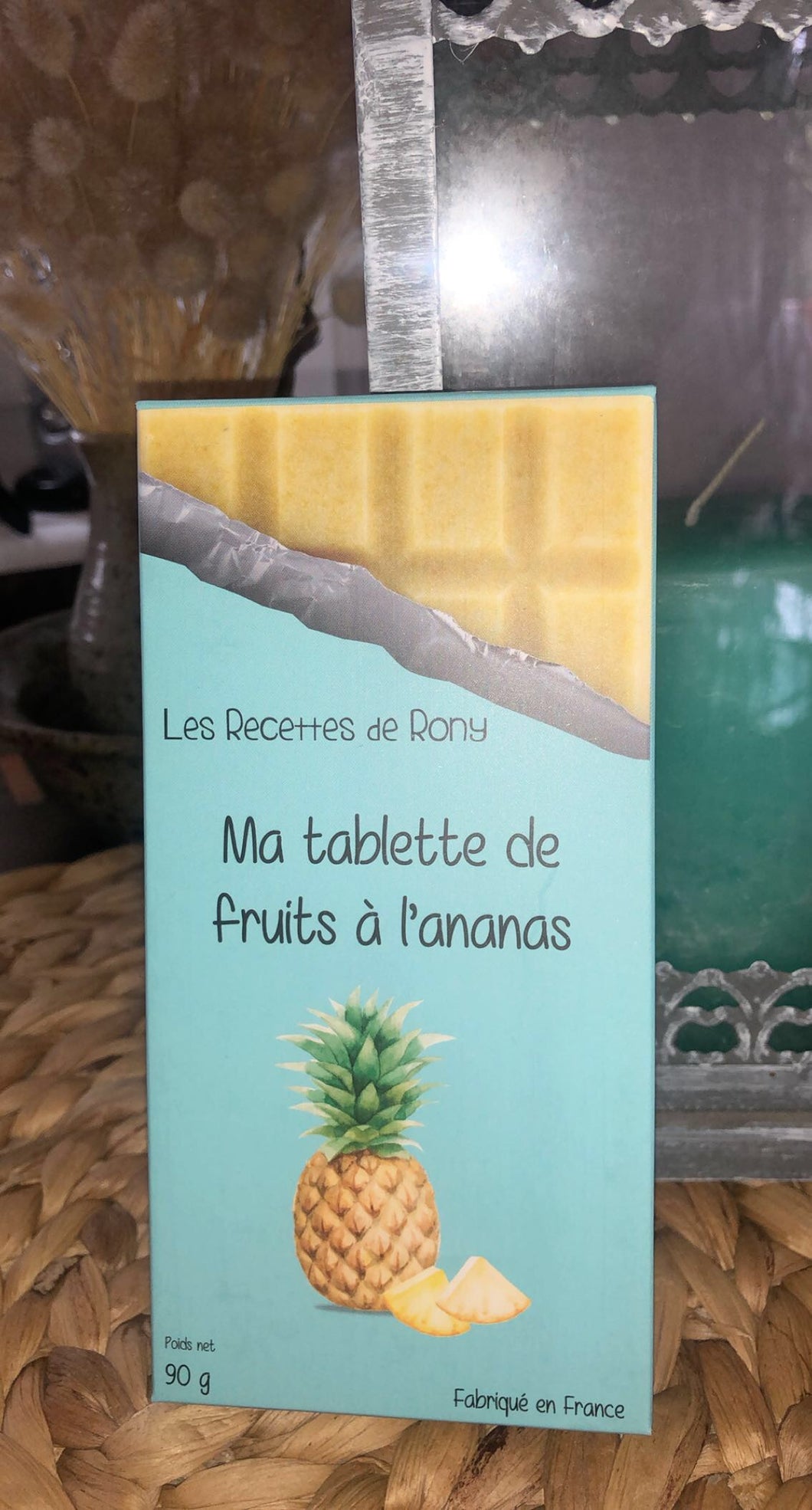 Ma tablette de fruits à l'ananas