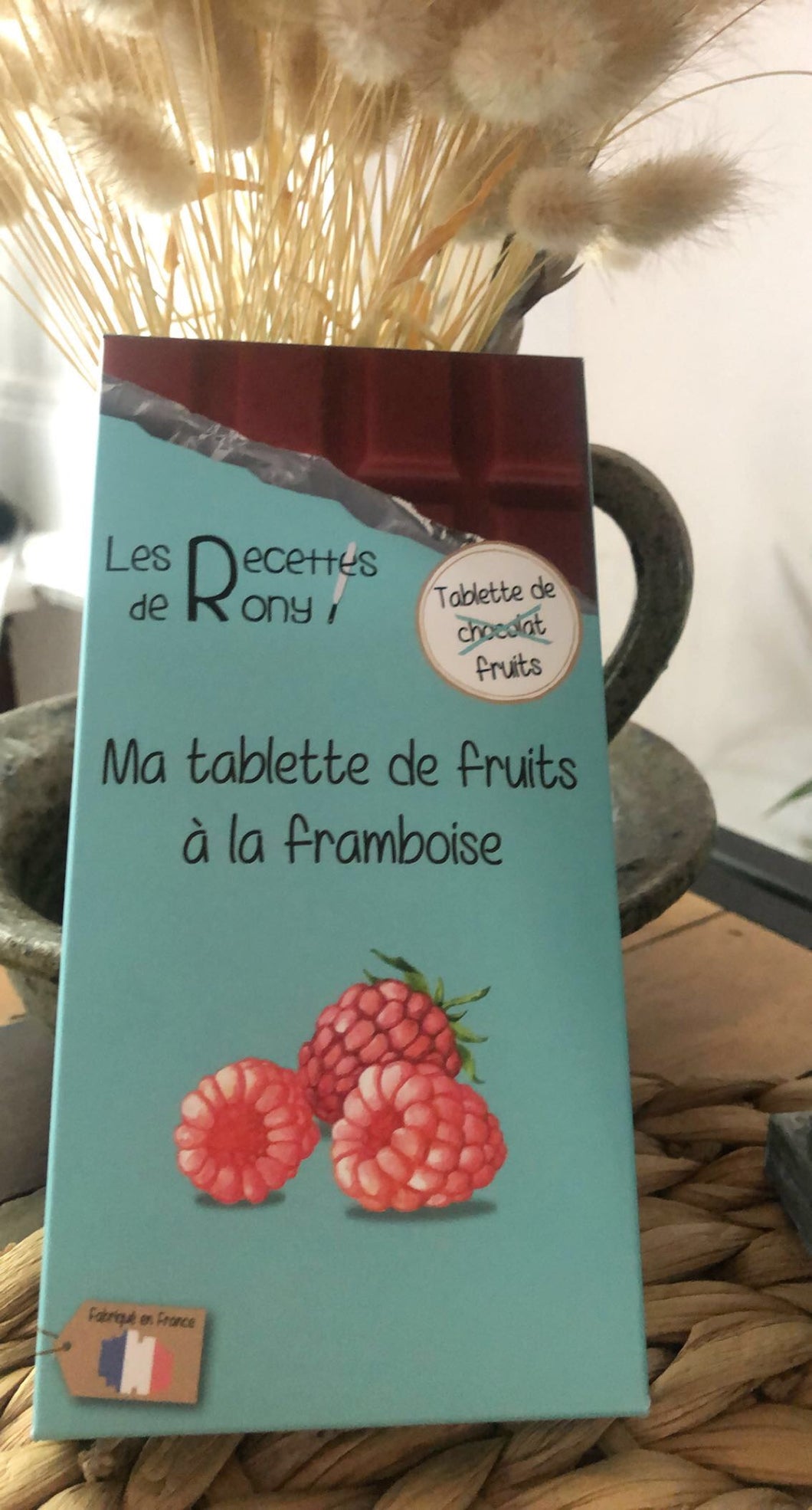 Ma tablette de fruits à la framboise